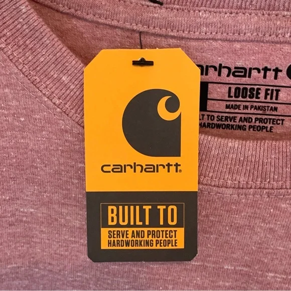 *NWT* Carhartt Long Sleeve Logo Tee Shirt - Picture 7 of 10